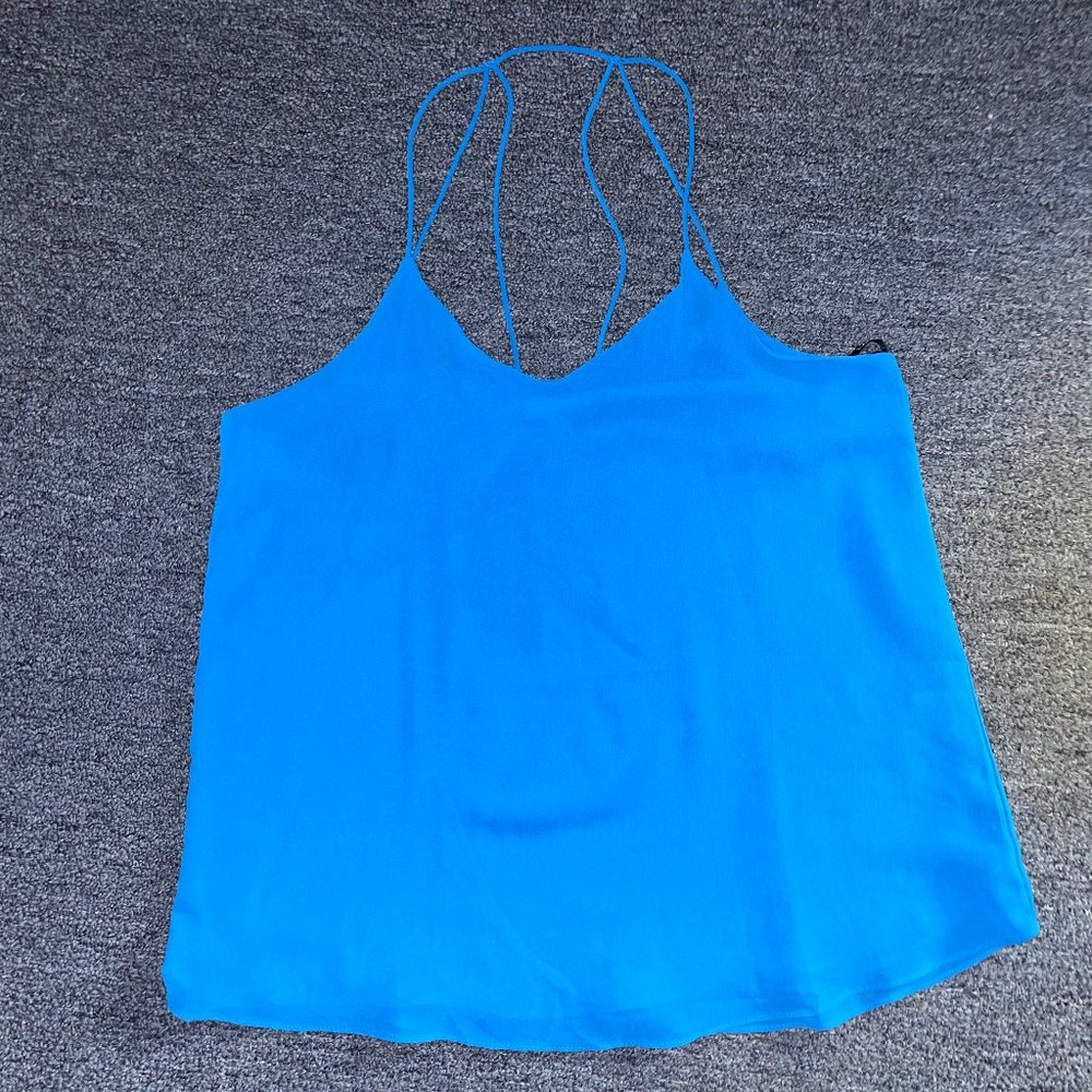 E M | E Hanger M Royal Blue Strappy Tank, size M